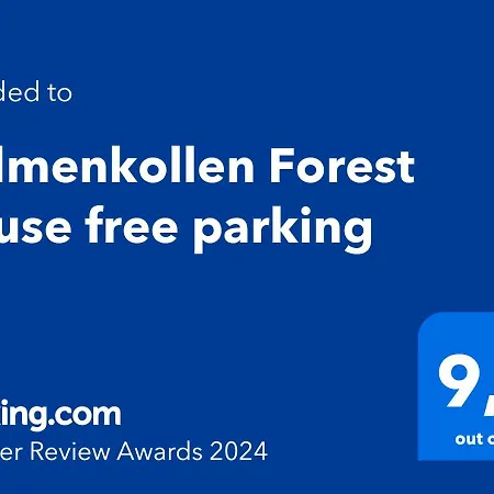 Holmenkollen Forest House Free Parking